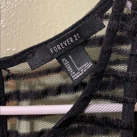 Forever 21 Black & White Mini Dress - Picture 4 of 5